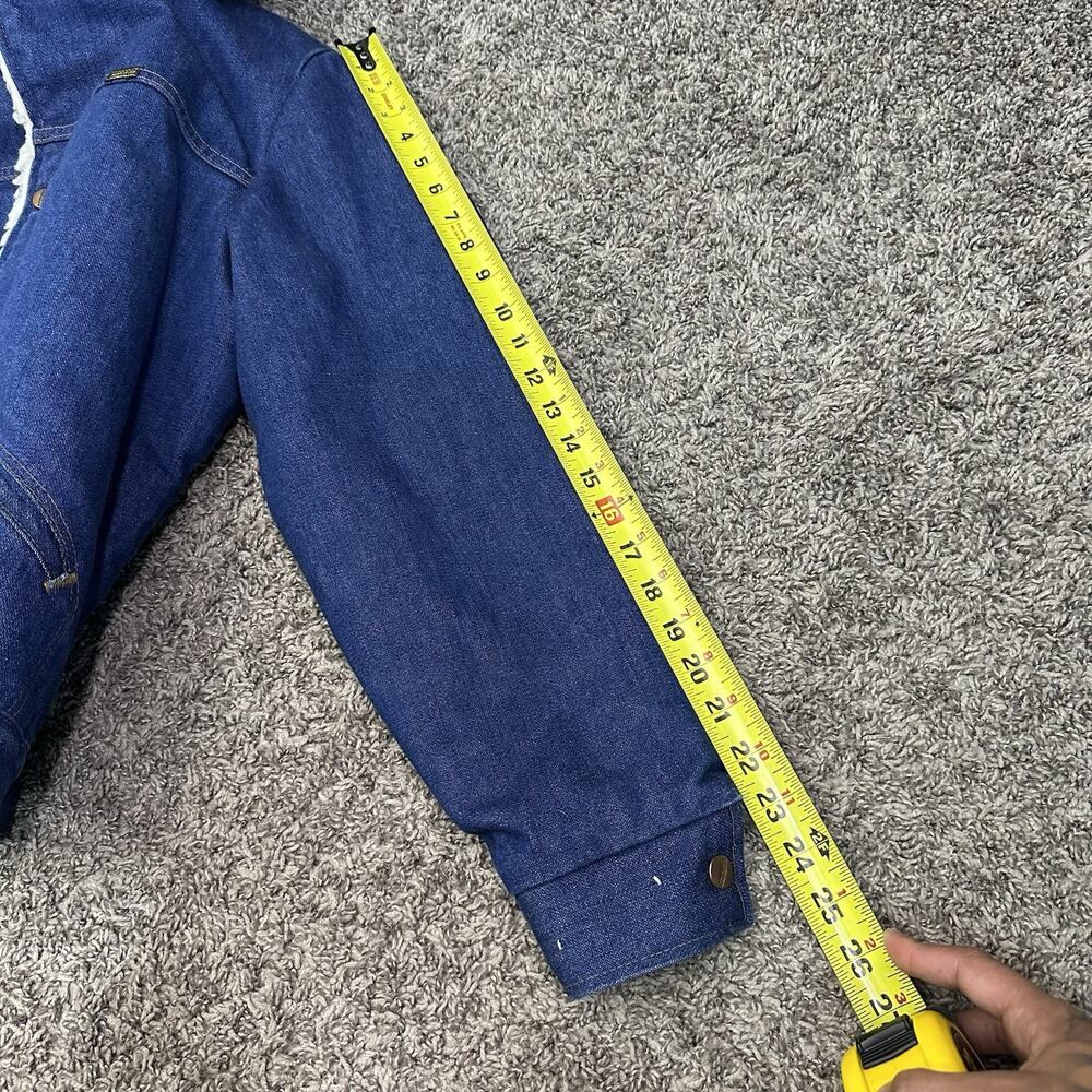 Vintage Maverick Ranch Coat Mens Size Small Denim… - image 7
